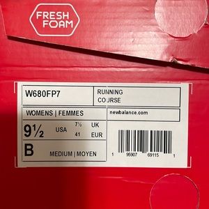 Women’s New Balance Running Shoe 9.5 NWT